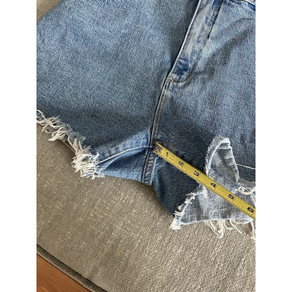 Revolve Abrad Denim Shorts 12 Blue Hi Rise 90’s
 Festival Y2K - Picture 10 of 13